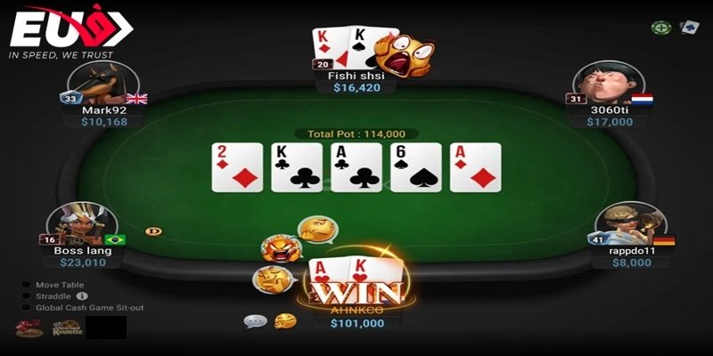 Hướng dẫn đánh bài Poker tại Casino EU9